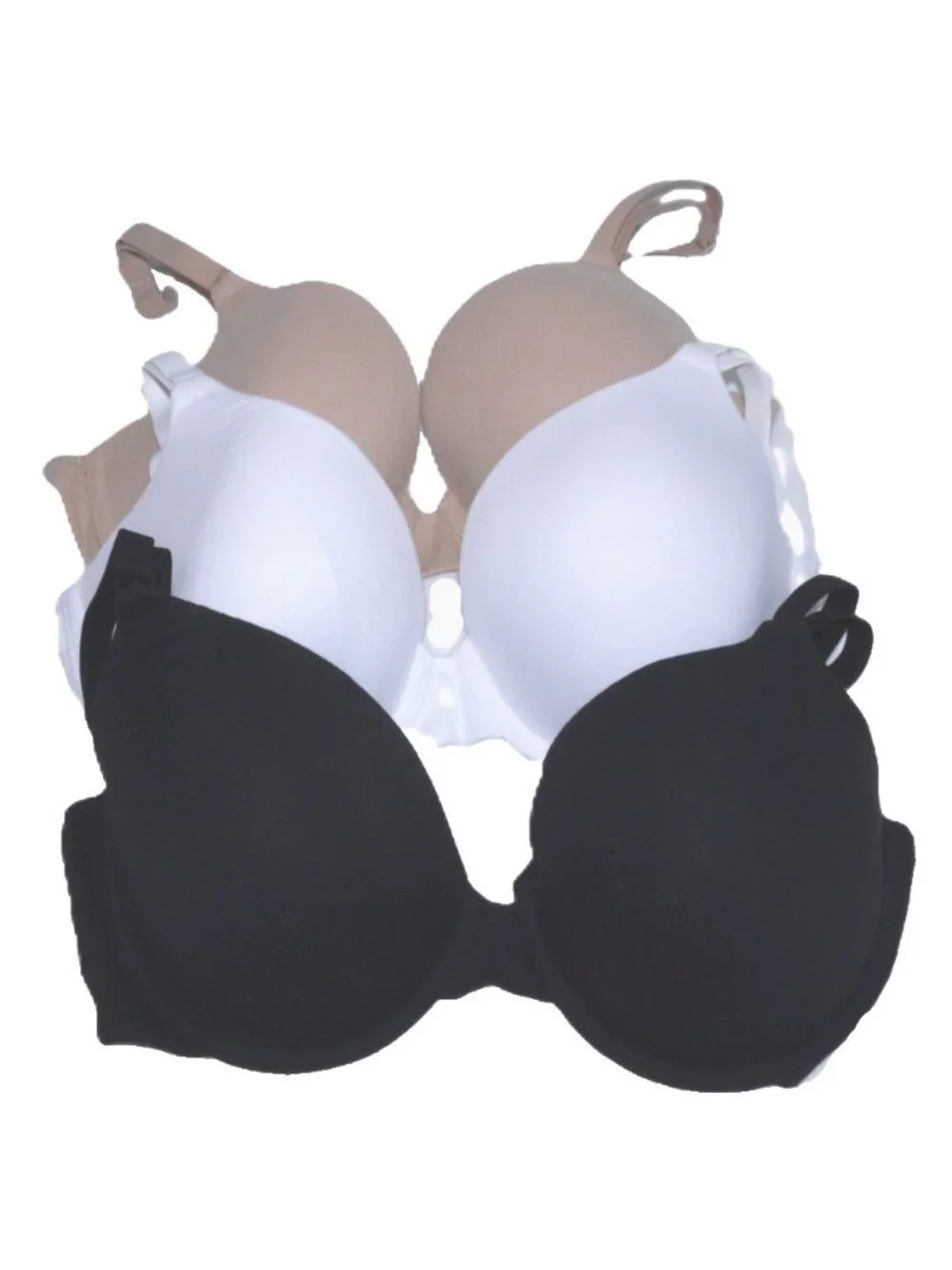 Fruit of the Loom 36C BeyondSoft cotton blend T Shirt Bra 3 pack  #FT797PK, New